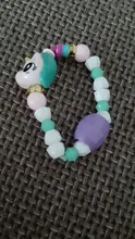 Pulsera de animal de transformación DIY para niños y niñas, brazalete elástico de unicornio, regalo de joyería creativo