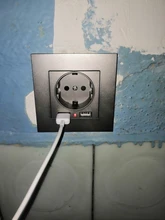 Eu-Power-Socket-Socket Pc-Panel Wall SRAN 250V Smart Dual Home-16a with USB for 5V 2A