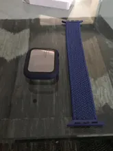 Correa trenzada de nailon elástico para Apple Watch, correa de nailon elástico para Apple Watch de 44mm, 40mm, 42mm y 38mm + funda de PC iWatch series 6 5 4 3 se