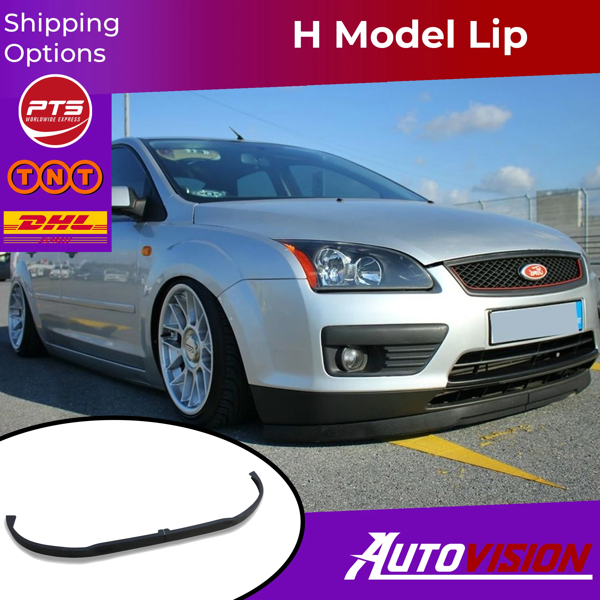 Для FORD FOCUS 2/2 5/3 Модель Astra H передний спойлер бампер губа Европейский