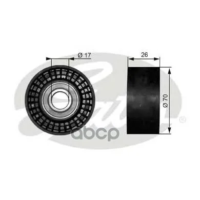 T38018_ролик Обводной Ремня Но! Ford Focus/Mondeo 1.6/1.8/2.0 16v 98-01 Gates T38018 Gates арт. T38018