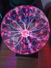 Lighting Decor Touch-Lamp Plasma-Ball Crystal Led-Night-Light Christmas Novelty Magic