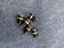 Adaptador de enchufe de Panel hembra, 2/5/10 Uds., 2,1 5,5 x/5,5x2,5mm, fuente de alimentación de toma de CC, Conector de montura de Panel, 2 terminales tipo DC