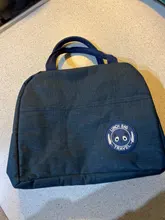 Q bolsa de almuerzo para el trabajo diario, bolsa enfriadora de alimentos, térmica aislada portátil con cremallera, impermeable, de mano para mujeres y niños