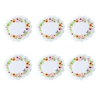 

Flower stickers (Pack of 24) for birthday party decoration, communes, anniversaries, children table accessories