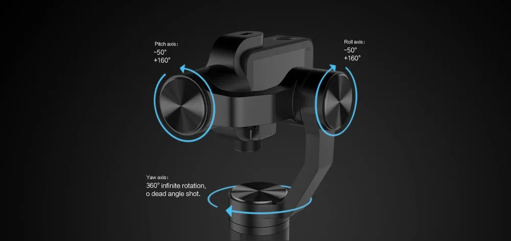 Mi Экшн-камера ручной карданный Mijia 3 оси Карманный, бесщеточный, карданный Ручной Стабилизатор gimbals Экшн-камера
