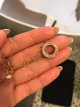 Collar de plata de ley 2020 con corazón en forma de corazón, colgante de moda, regalo de joyería, color rosa, novedad de 925