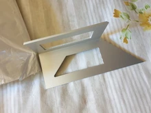 Regla multifuncional cuadrada de madera de aleación de aluminio, regla de calibre de 45 y 90 grados, herramientas de carpintería, envío directo