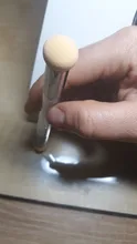 1 pincel de decoración de uñas con degradado, bolígrafo de dibujo de pintura con 4 cabezales de esponja de repuesto, herramienta de manicura con mango de diamante de imitación de doble extremo NB14 #
