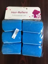 Rizos de esponja pequeños/grandes, rizos de espuma rizados, profesionales, de estilo, rulo de esponja suave, rodillos de espuma para el cabello húmedo