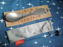 Titanium Spoon Tableware Fork Ultralight Tito Outdoor Camping Picnic Pure
