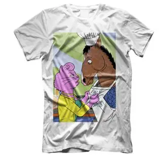 Футболка Конь БоДжек BoJack Horseman №6 А3 | Женская одежда
