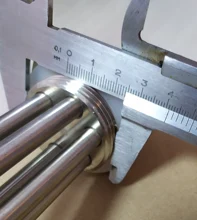 Reemplazo de tubería de calefacción, elemento calentador de resistencia al calentamiento eléctrico, 220v/380v, 6KW, DN32(1, 1/4 ), SUS304