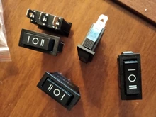Boat Rocker-Switch ON-OFF-ON 3-Position KCD3 BLACK SPDT X 3-Pin 125V 5pcs 250v/20a 15A