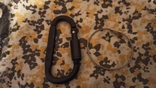 Clip-Set Carabiner Keychain Cable-Wire-Ring Hanging-Hook Climbing-Equipment D-Ring Lixada