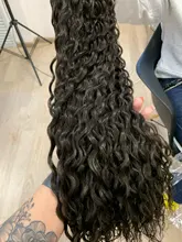 Pelo Rizado mechones extensiones de cabello sintético Rubio dos Tono de Color extensiones de pelo ondulado mechones 3 paquete/100g para las mujeres envío gratis