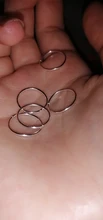 Clip Hoop Hair-Ring Braid-Tool Bead-Cuff Dreadlock Silver/rhodium 10mm 50pcs/Lot Circle