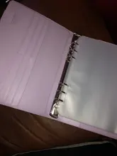 Carpeta de archivos recargable para Notebook, funda para Bloc de notas, carpeta de cuero, suministros de oficina, novedad
