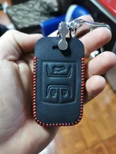 Bolso de cuero para Chery Tiggo Arrizo, llave remota inteligente, de 3 botones estuche protector, accesorio Interior de coche