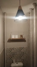 Pendant-Lamp Lampshade Led-Bulb Kitchen-Light Wood Bedroom PHYVAL E27 Aluminum Nordic