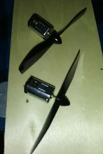 Micro Helicopter-Fan Airplane Propeller-Model CCW Dc Motor Black 17000RPM 3V with Red