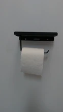 Soporte de papel higiénico de acero inoxidable para baño, montaje en pared, soporte de papel de váter para teléfono, estante, accesorios para rollo de toalla