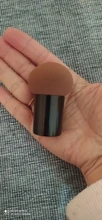 Esponja de maquillaje sin látex, polvo de cabeza de seta, base líquida, soplo seco y húmedo, herramienta cosmética multifunción, caja de almacenamiento de Tamp