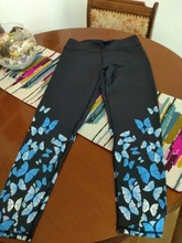 Qickitout 12% Spandex alta cintura Digital mallas impresas para ejercicio de deporte con polainas de las mujeres