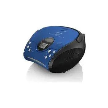 

SCD-24 Stereo Boombox FM Radio, CD-Player, blue/NeroLenco38.12
