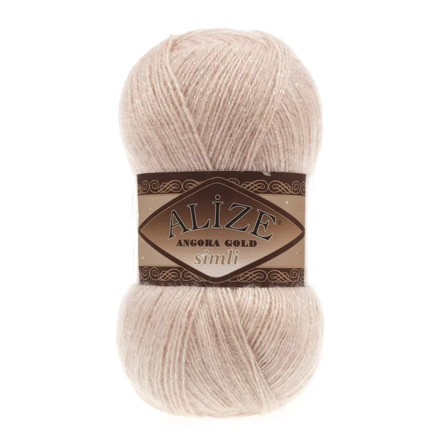 Alize Angora Gold Simli, Silvery, Knitting, Acrylic Yarn, Wool, Sweater Yarn, Crochet Yarn, Winter Yarn,n, Light Yarn, Lace 404