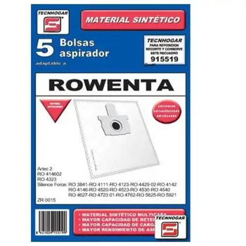 

Replacement Bag for Vacuum Cleaner Tecnhogar 915519 (5 uds)