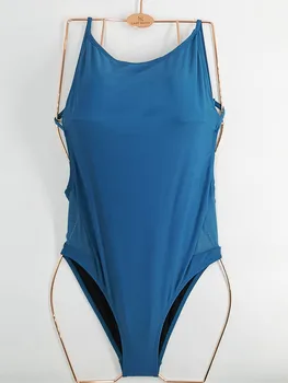 

2020 new Bikini swimsuit leaf print Bikini set style push up Bandeau swimwear Brazilian biquini Blue