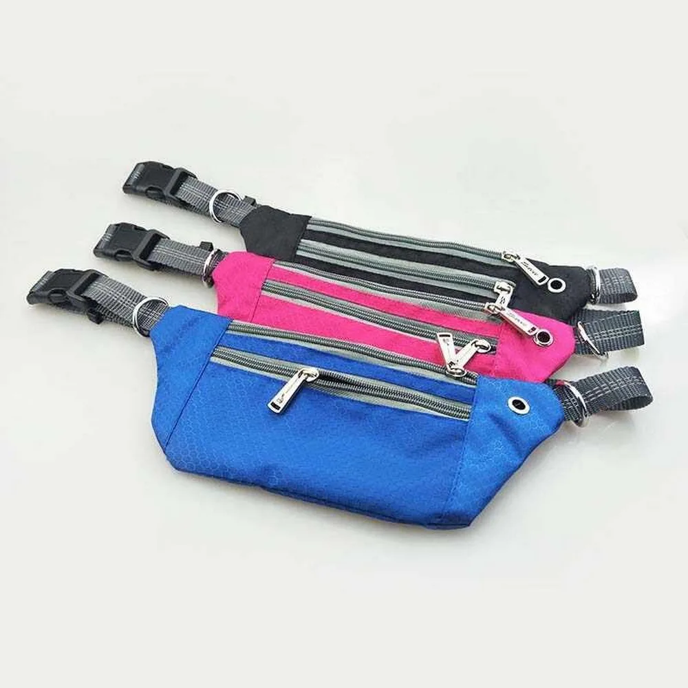 Dog Leads Harnesses Waist waterproof Pockets Running Jogging Dog Leashes chain 30g4120