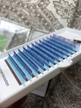 False-Lashes HBZGTLAD Curl 8-15mm Blue Yellow C/D Brand-New