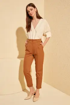 

Trendyol Belt Detail Pants TWOSS20PL0054