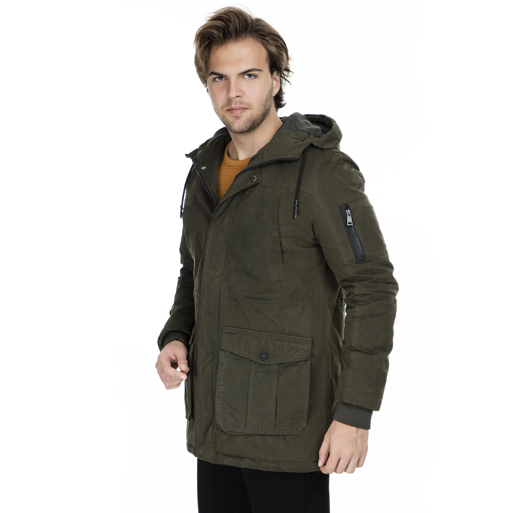 

Pique Hooded Coat MALE COAT ALFRED
