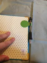 JIANWU-Cuaderno de tela de fieltro de Color simple, clip de bolígrafo creativo para notebook, soporte para bolígrafo, accesorios de oficina, suministros escolares