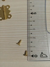 NAIERDI-Mini bisagras de mariposa para puerta, oro, plata, bronce gabinete, cajón, joyería, decoración, bisagra para muebles, 10 Uds.