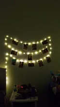 Led-Light Photo-Clip Battery-Powered Garland Led Christmas Outdoor Wedding 10M 5M 2M