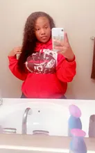 Encaje Frontal transparente con mechones, extensiones con ondas al agua, mechones con Frontal Miss Cara 100%, cabello humano Remy