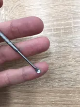 1PC de doble espiral de acero inoxidable oído a cuchara Extracción de cera de los oídos limpiador herramienta de oreja, Multi-función y portátil.