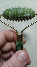 Rodillo de piedra de Jade Natural para masaje Facial, masajeador de gua sha, rascador, herramientas adelgazantes de belleza, relajación de la piel