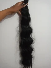 FASHION IDOL-mechones de cabello para Cola de Caballo ondulados, 26 pulgadas, suave, sintético largo, tejido de pelo, Ombre, marrón, Rubio 613, extensiones de cabello de 100g