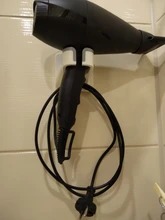 Wall-mounted Hair Dryer Holder Bathroom Hairdryer Hook Home ABS Storage Shelf