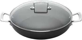 

Le Creuset cooking pan bottom Dia 28 cm, with lid PFOA Free, for all sources of heat, induction included, aluminum Antiaderen