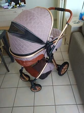 Cochecito De bebé multifuncional 3 en 1, carrito De bebé con paisaje alto, luz reclinable, plegable, diseño De cascarón De dos vías