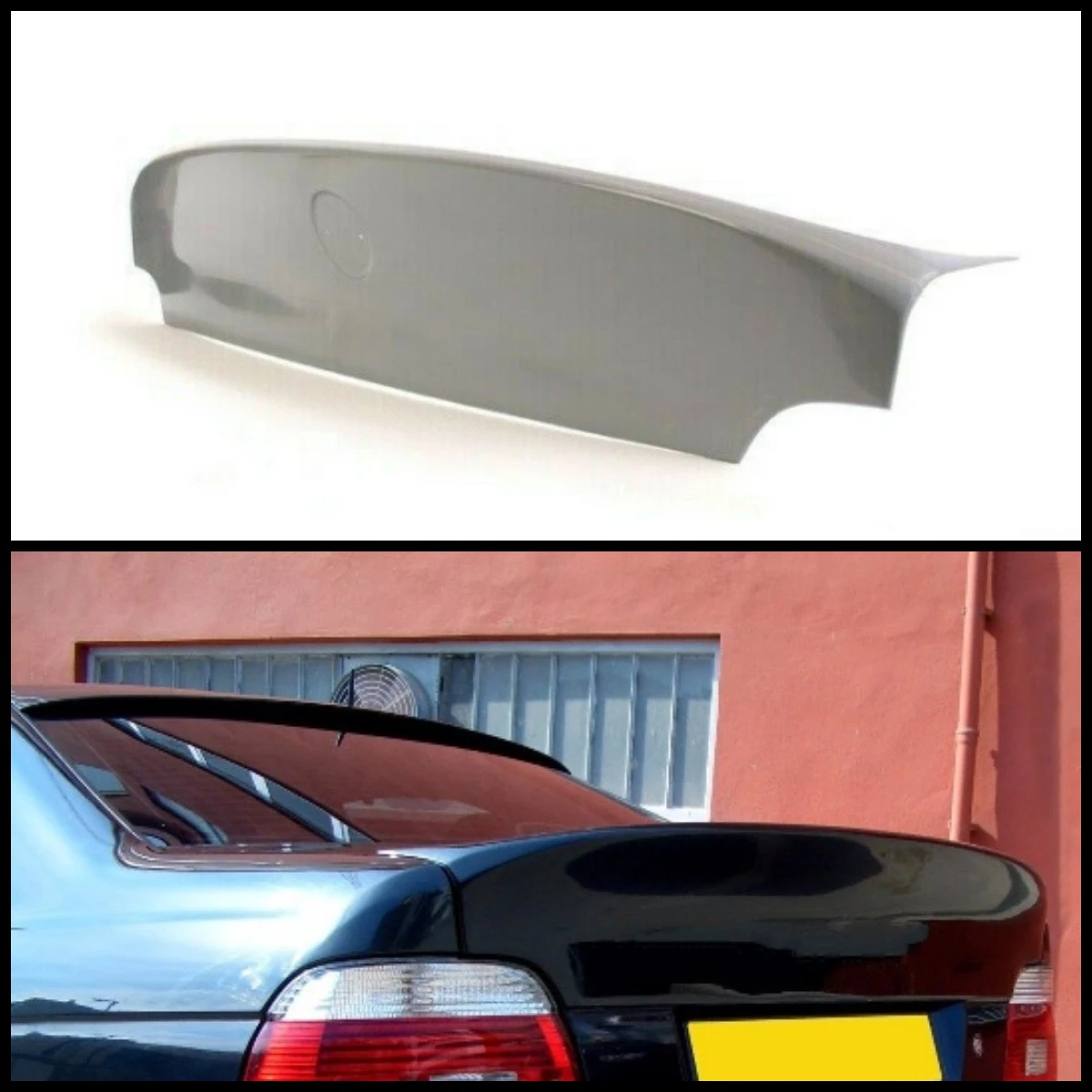 For Bmw E39 5 Series Csl Spoiler Abs Material Rear Roof Spoiler Wing