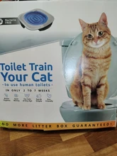 Cat Toilet Litter-Trainer Toilet-Seat-Lighting Catsceaningtrainingtoilet-Supplies 