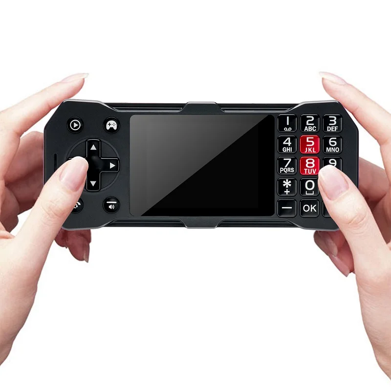 

2020 Portable Handheld Game Player KeyMobile Phone 2.8" LCD Screen Cellphone Wireless FM Camera GPRS Torch 3SIM card 2500mAh GSM