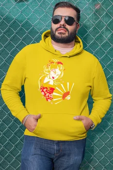 

Angemiel Wear Yelpazeli Male Yellow Men 'S Hooded Sweatshirt